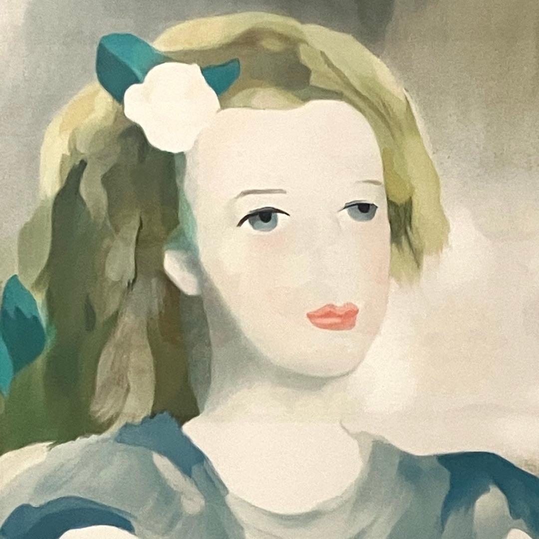 マリー・ローランサン　ギターを持つ少女　ムルロ工房