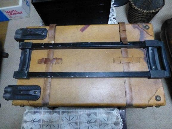 ★革製　スーツケース　レトロ★