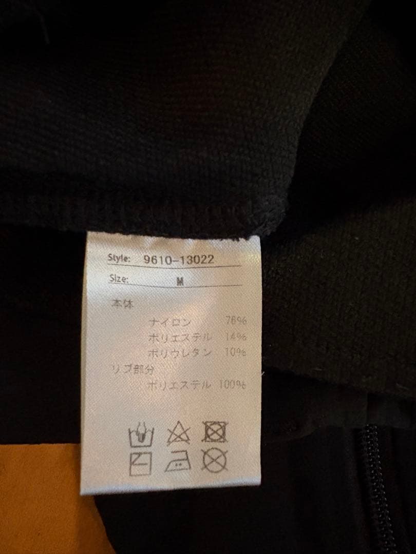 エスルドSLDOサイズM STDダブルクロスストレッチリブパンツブラック パンツ