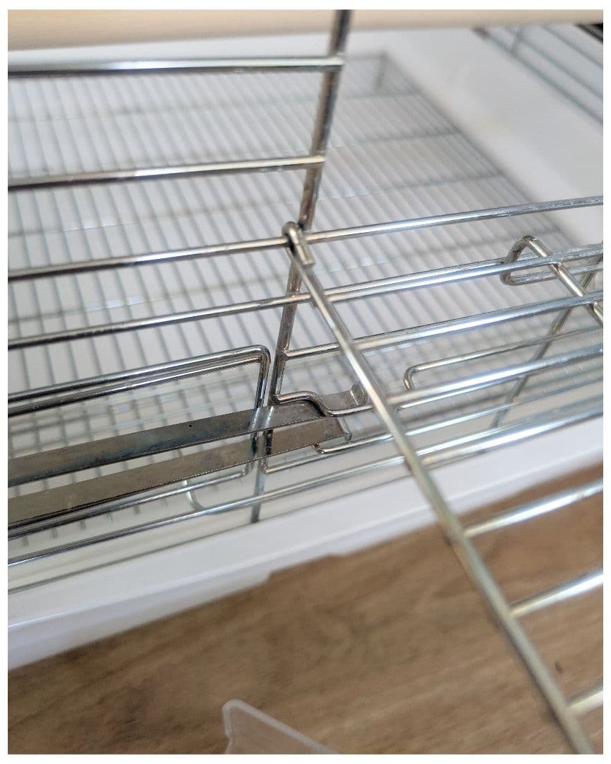 最終値下げ鳥かご HOEI 465オカメ ホワイト オウム 銀メッキ 白 ケージ