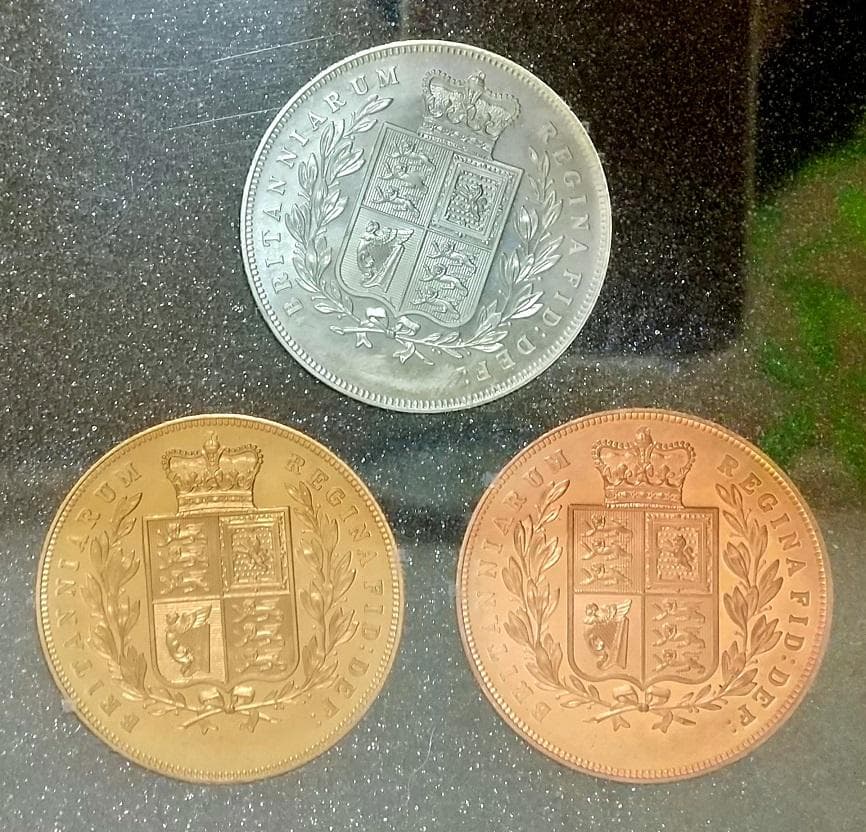 限定800枚 1879年 ビクトリア 銀貨 銅貨 3枚セット ファンタジー