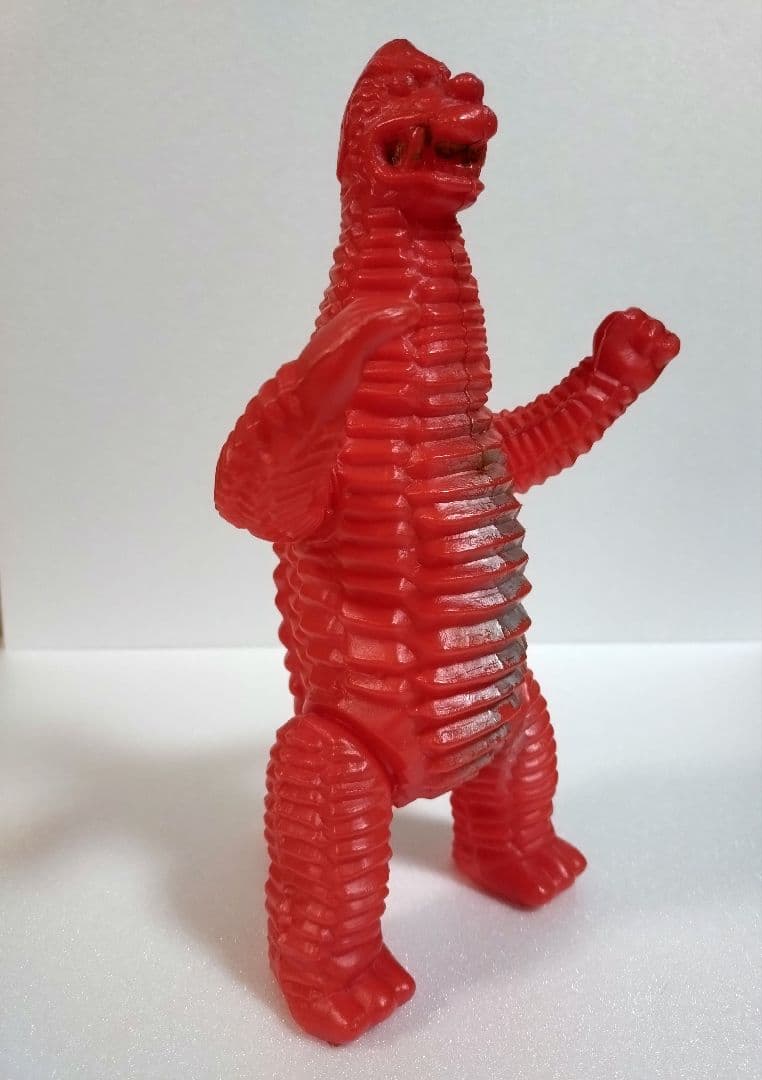 レッドキング　無版権　パチ ポリ製　駄玩具　昭和レトロ 怪獣　当時物　ウルトラ