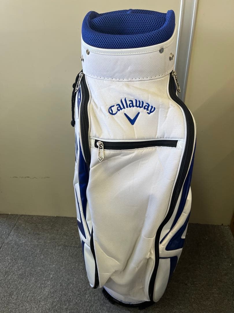 Callaway キャロウェイ　キャディバッグ ホワイト/ブルー