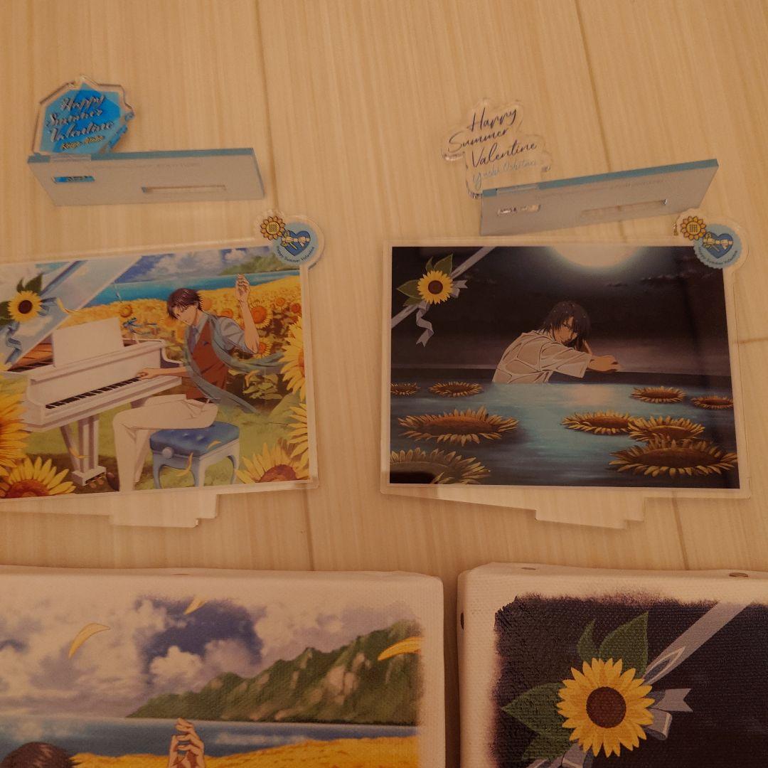 新テニスの王子様　忍足侑士　跡部景吾　サマバレ　限定　キャンバスボード