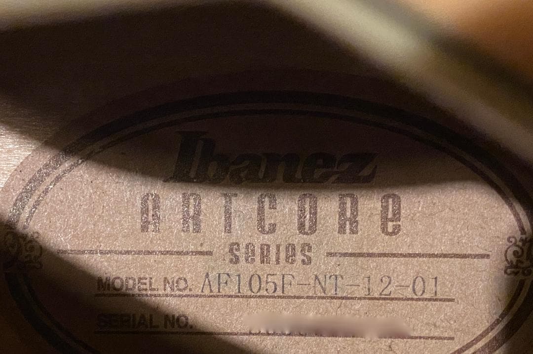 Ibanez(イバニーズ)AP-105Fホロウボディ/フルアコ ケース付属 美品