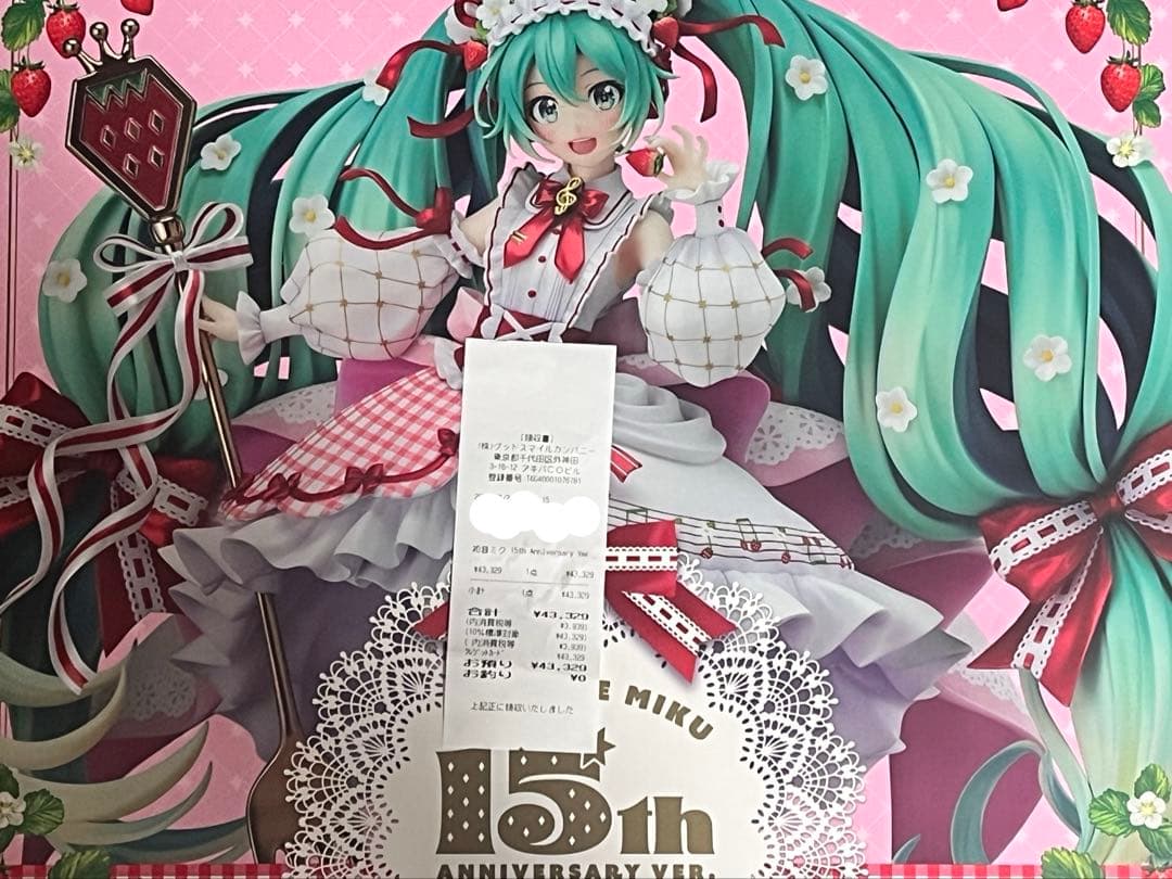 初音ミク　15th ANNIVERSARY VER. 　1/7スケールフィギュア