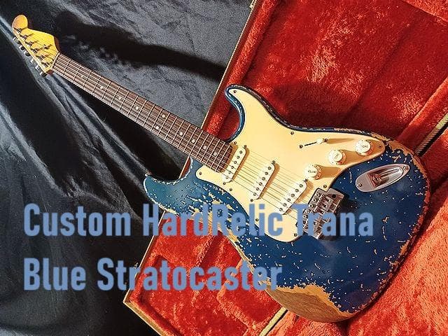 ギター Custom HardRelic Trans Blue Stratocaster
