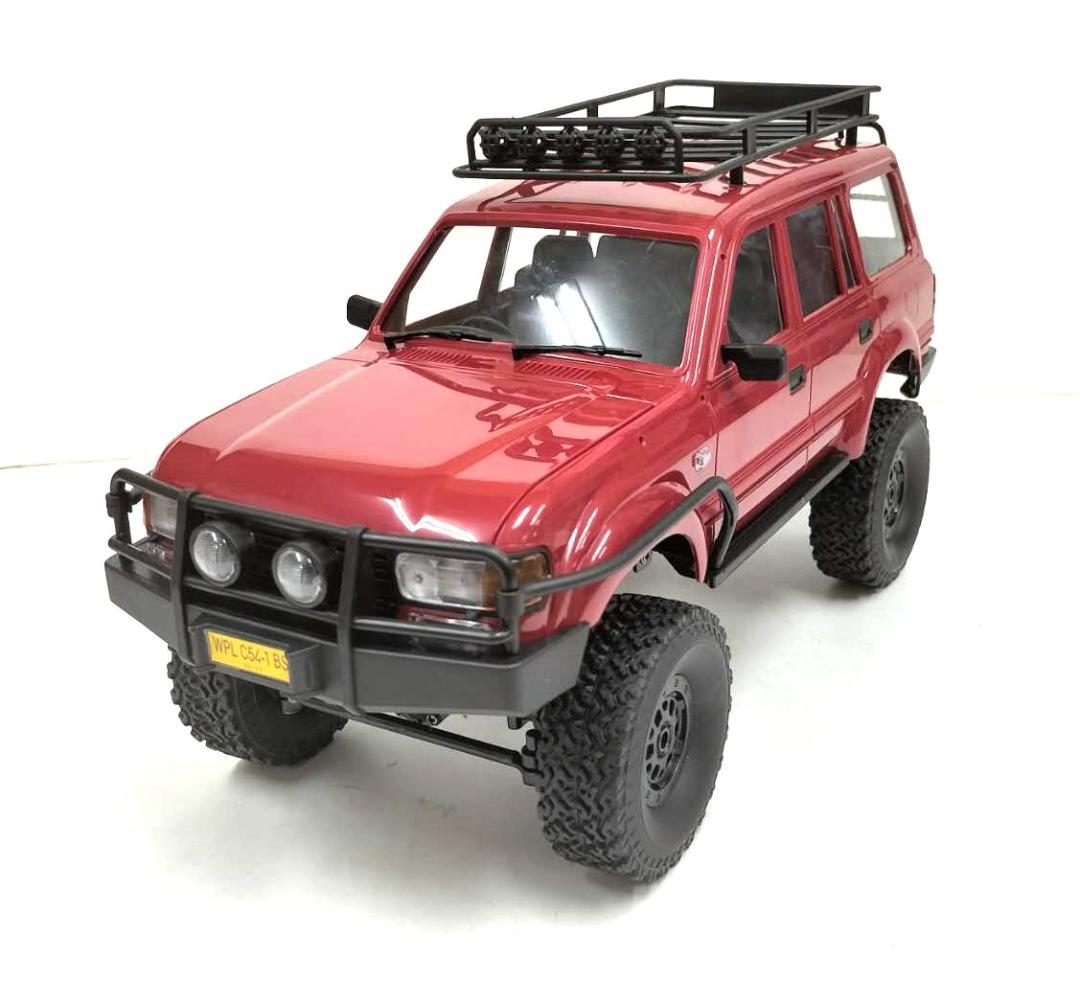 1/16サイズ　４WD　オフロードカーラジコン　WPL　C54-1レッド