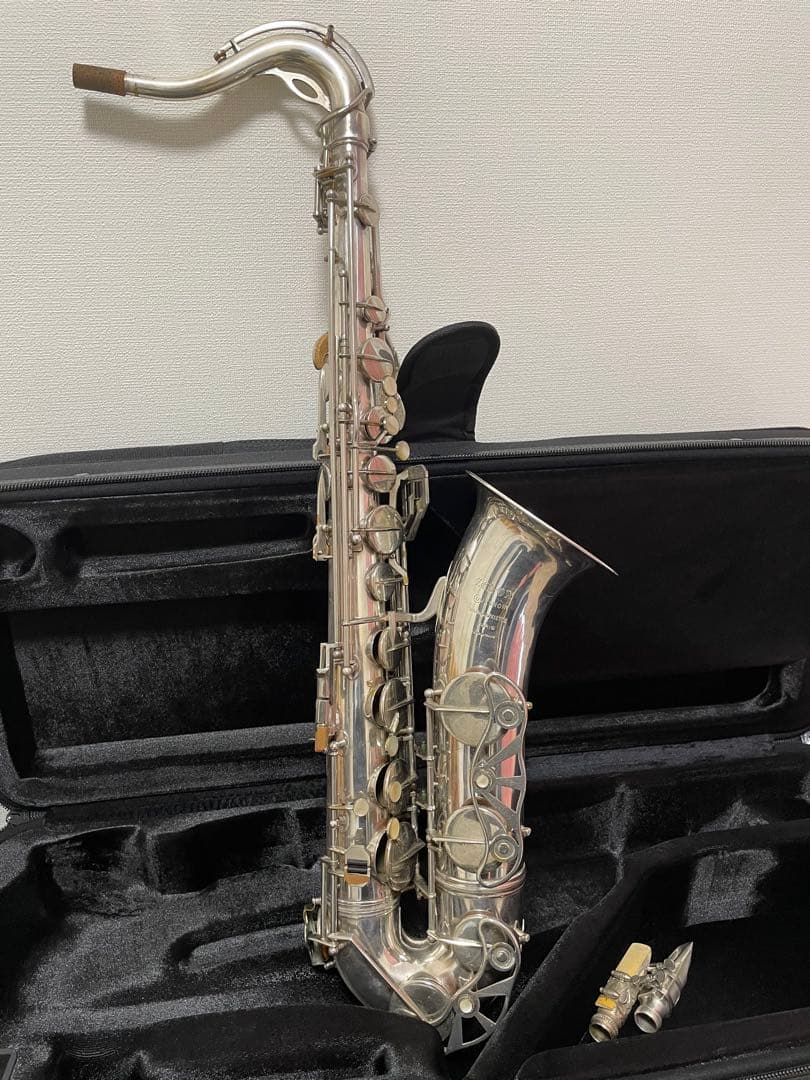 新春セール！【OH済み美品】ケノン　テナーサックス　銀メッキ　マウスピース付き