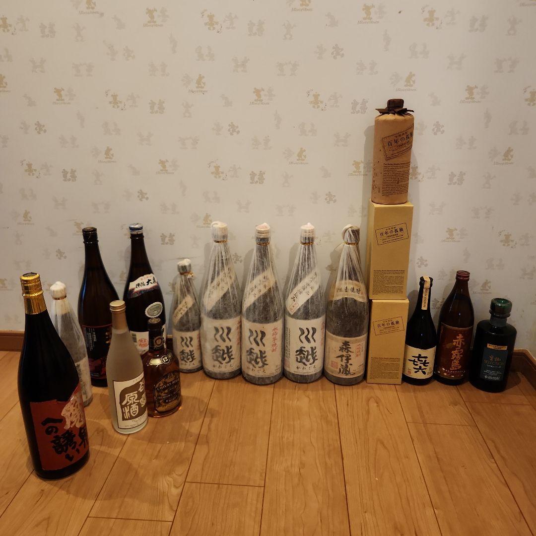 【プレミアム焼酎】焼酎１６本、ウイスキー１本、ワイン１本計１８点の豪華絢爛セット