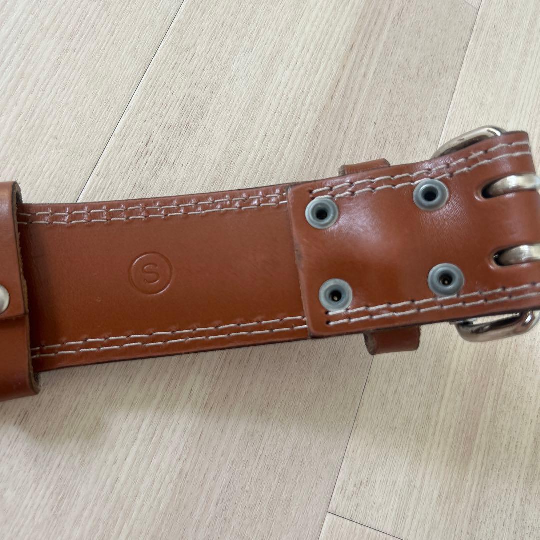 ゴールドジム　プロレザーベルト　Sサイズ