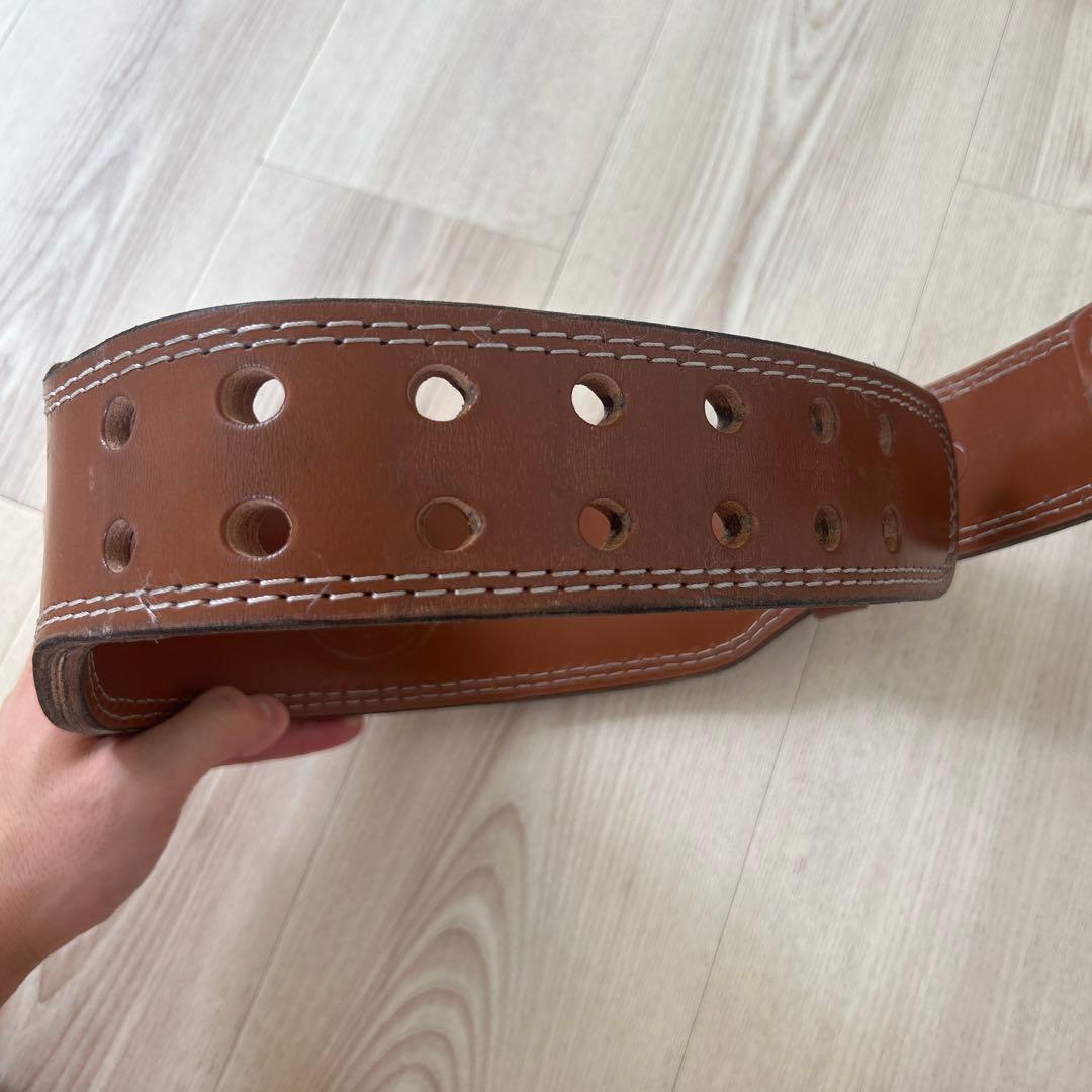 ゴールドジム　プロレザーベルト　Sサイズ