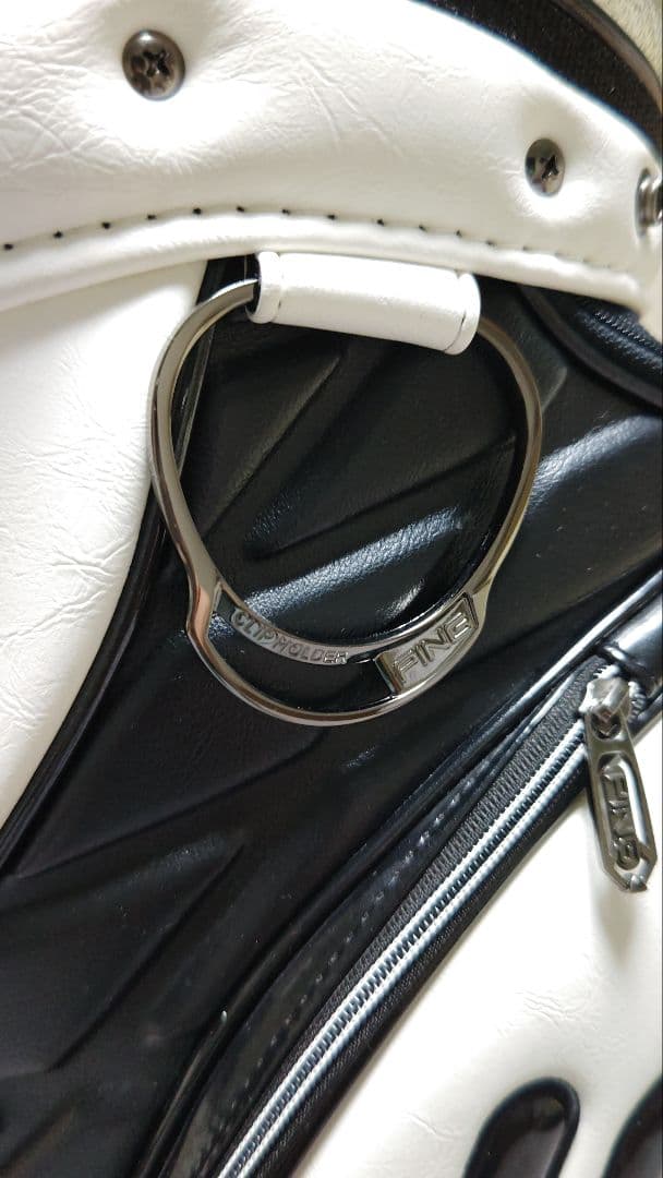 ピン キャディバッグ 9.5型 3点式ショルダー 極美品 PING