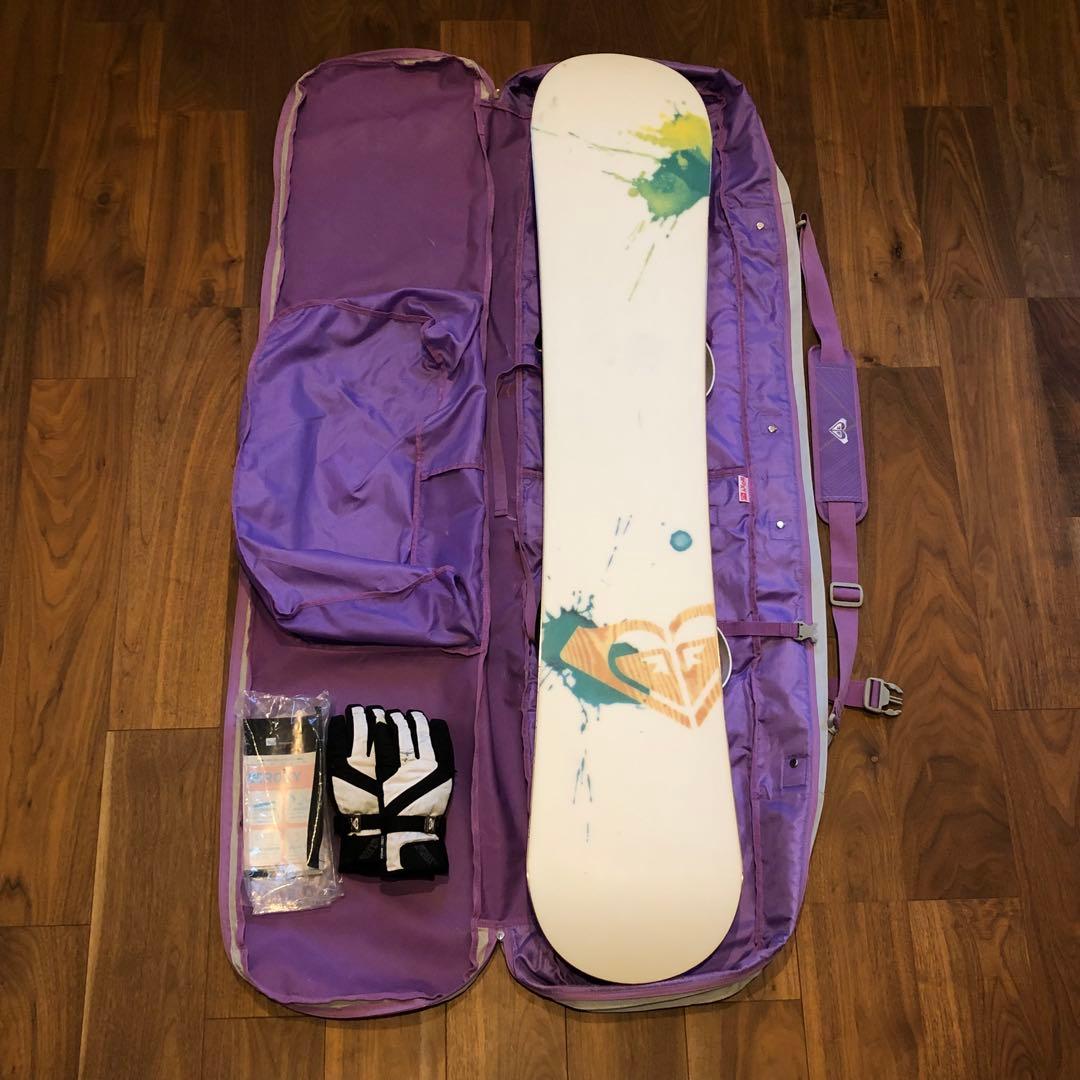 ROXY sugar スノーボード 板 バインディング グローブ バック スノボ