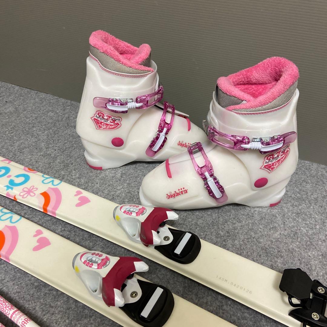 ★メンテナンス済 子供スキーセット　身長140~150cm前後のお子様向け