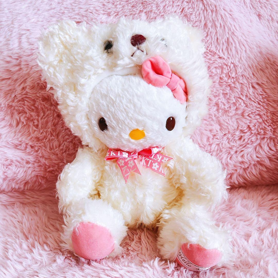 希少レア　ハローキティ　テディベア　変身　S 2002年製 サンリオ　平成レトロ