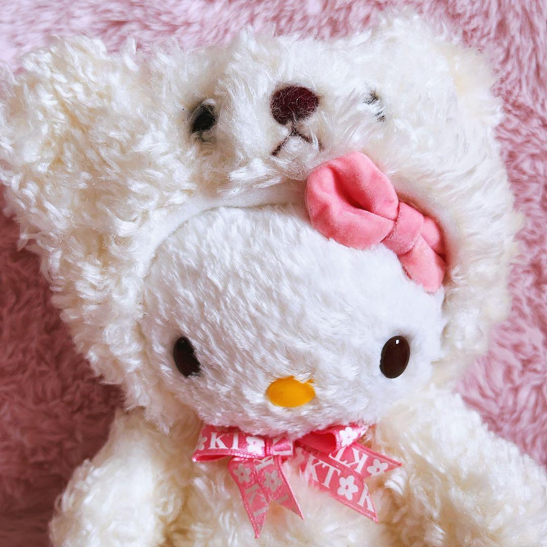 希少レア　ハローキティ　テディベア　変身　S 2002年製 サンリオ　平成レトロ