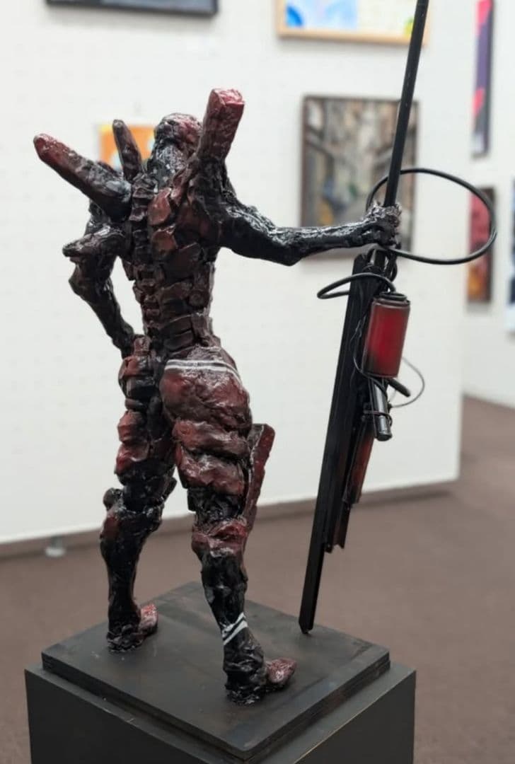 自作フルスクラッチフィギュア　オリジナル 全長60センチ越え　一点物