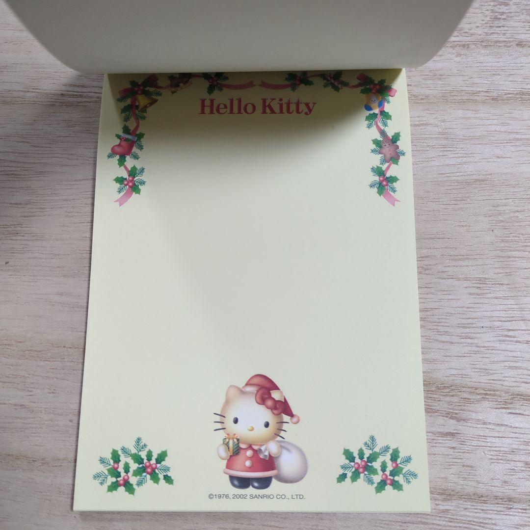 ハローキティ　Xmas　クリスマス　メモ帳　レトロ　新品未使用
