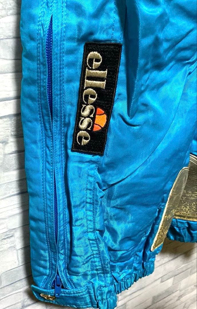 ellesseエレッセ スキーウェア 上下セット 下つなぎ 総柄 ヴィンテージ