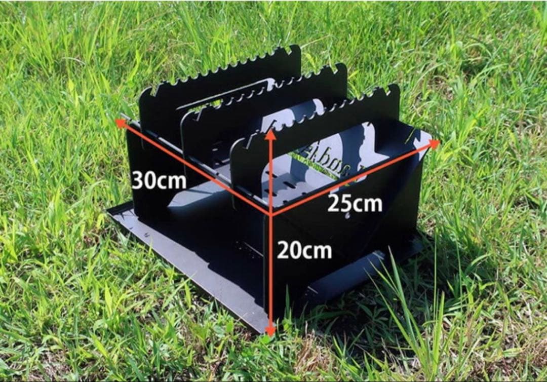 ランドフィールド 焚き火 台灰受け皿付き収納バッグ付き キャンプ アウトドア