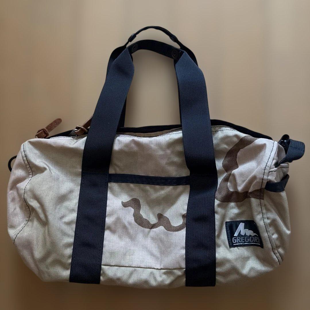 GREGORY バッグ 中型 ベージュ・カモフラージュ