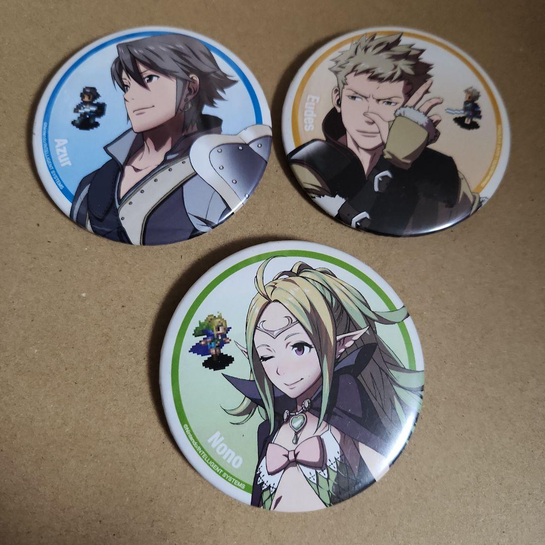 傷汚れ有り　３点セット　ファイアーエムブレム覚醒 25th　缶バッジ　コミケ限定