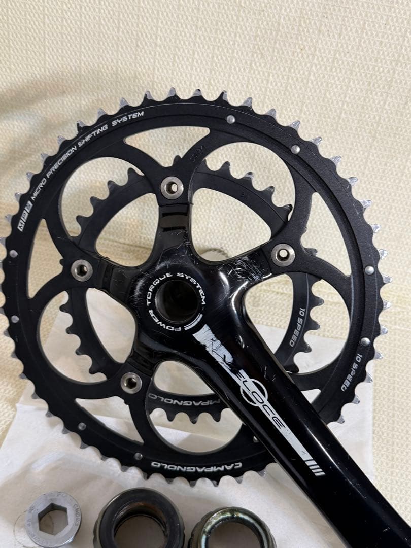 訳あり品 カンパニョーロ ヴェローチェクランク 170mm50/34 bb付