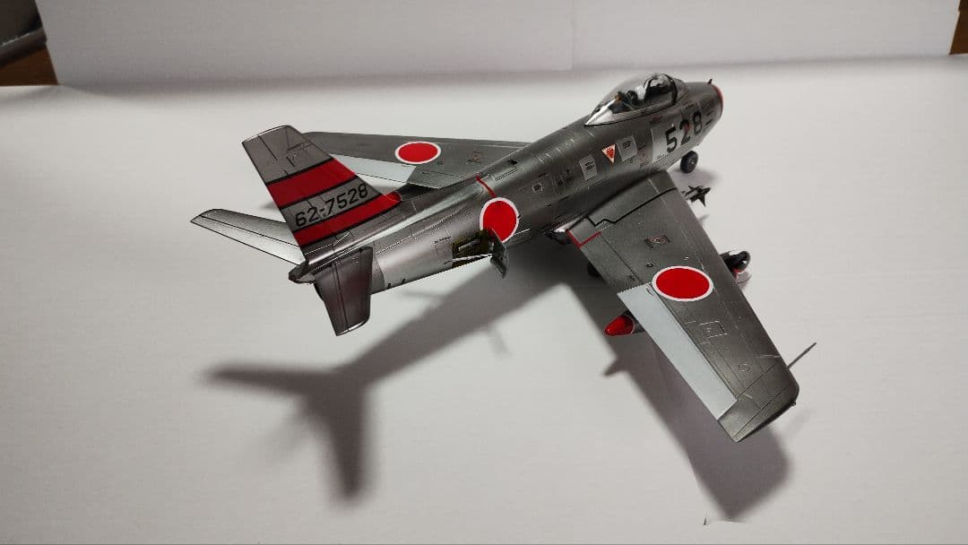 プラモデル完成機　1/48　航空自衛隊 F-86F-40 セイバー