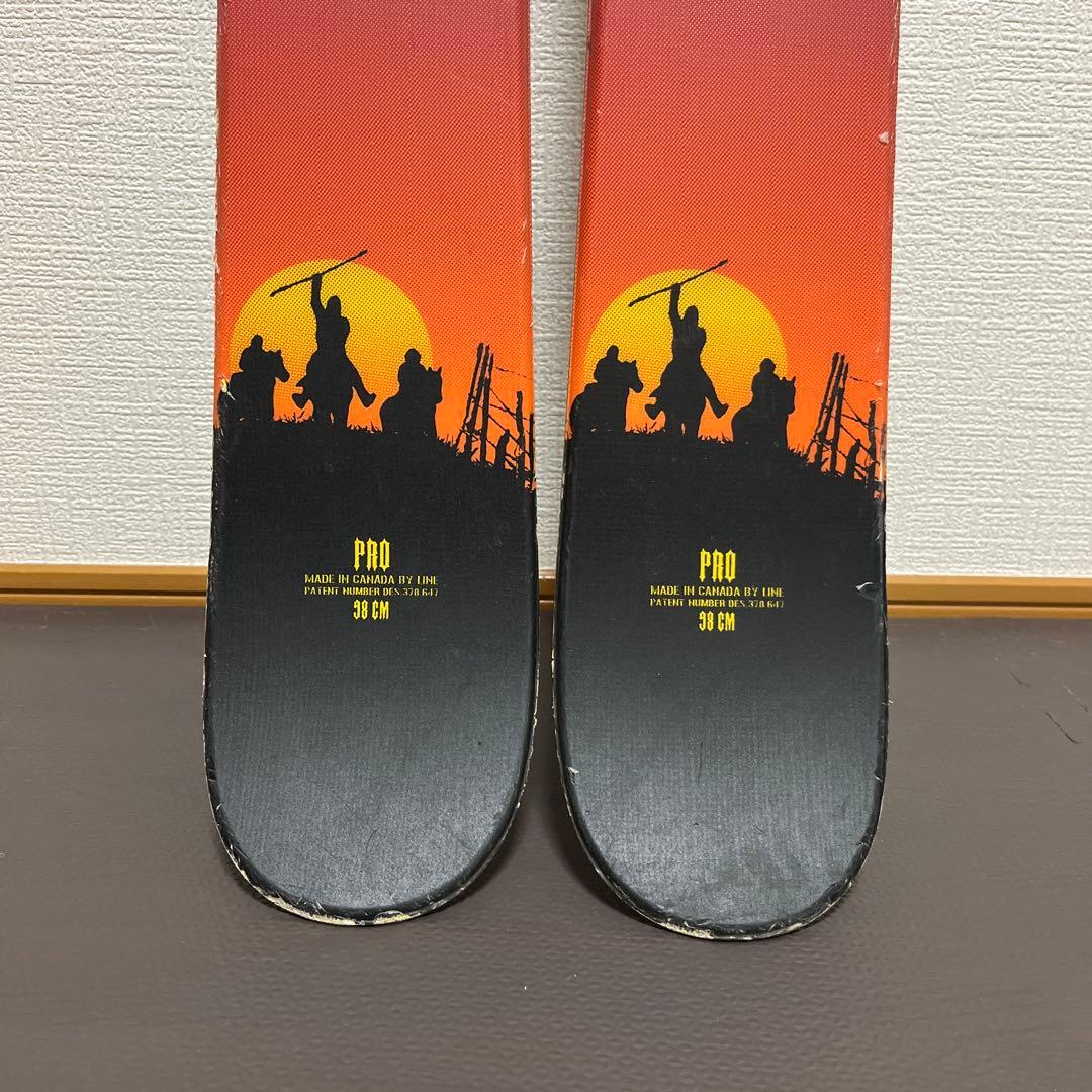 LINE FC PRO スキー板 赤/黒 ビンディング付属