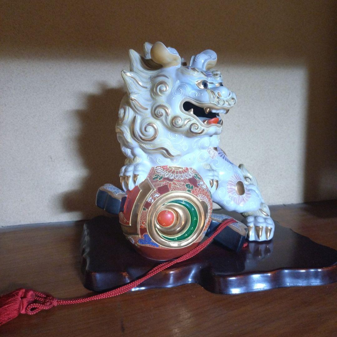 陶器製 獅子像 伝統工芸品
