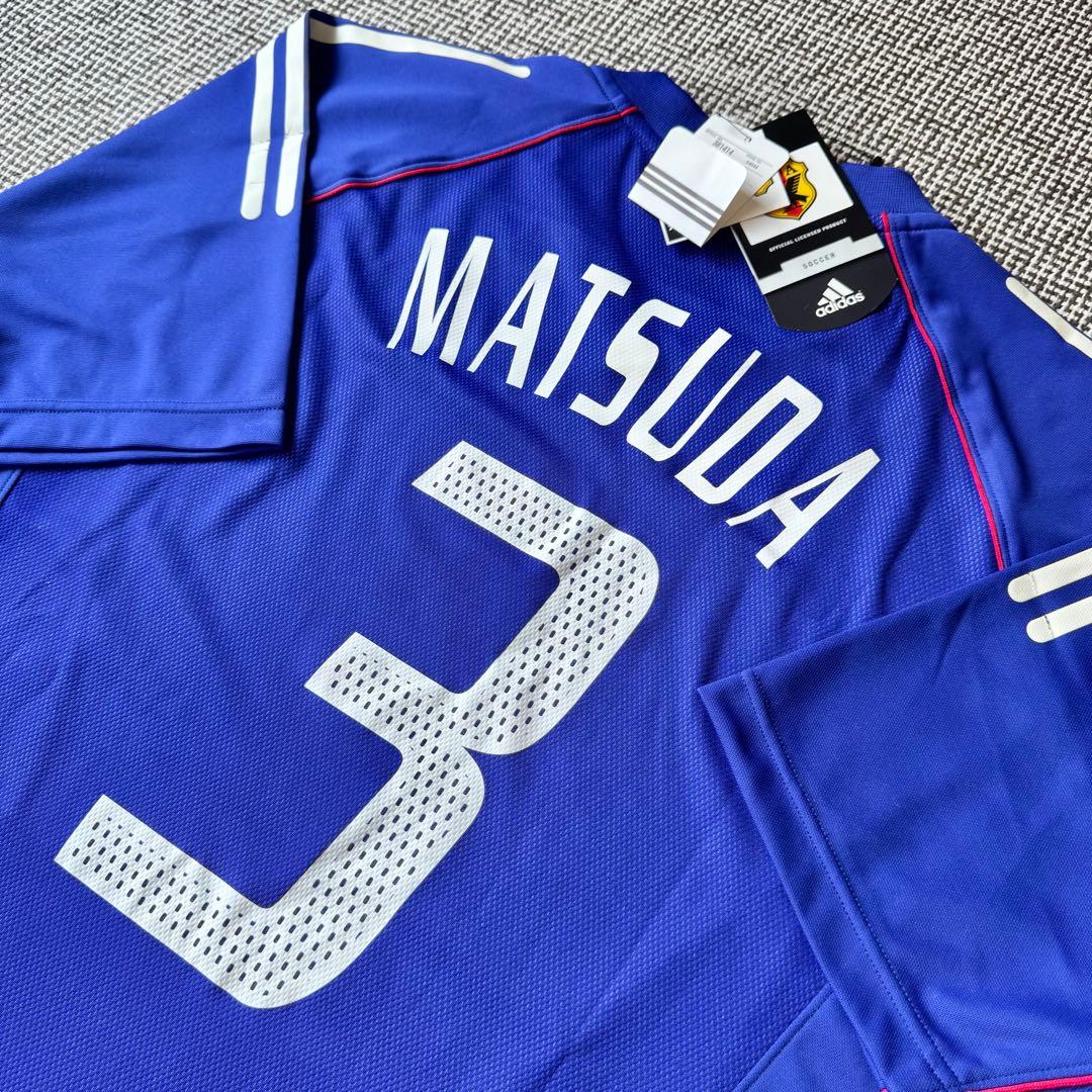 【新品・紙タグ付き】松田直樹 ＃３ 日本代表 ２００２（H） デッドストック