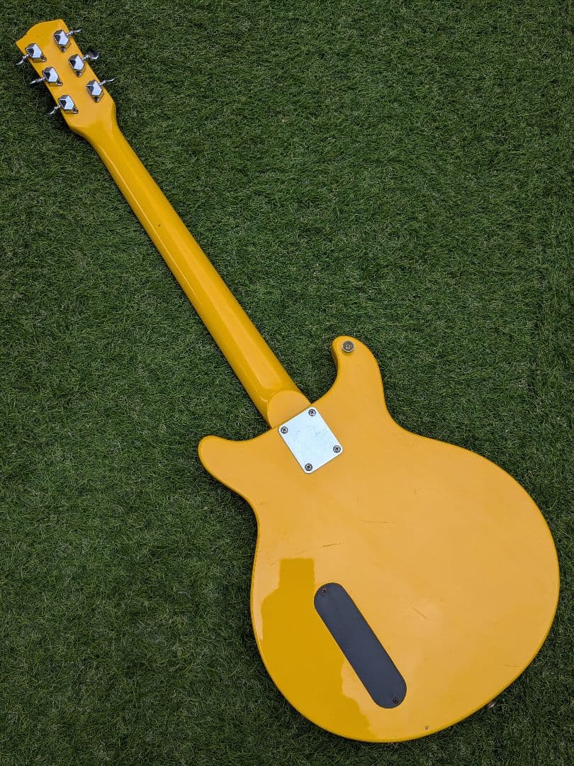 Maison TV YELLOW P90 レスポールjrダブルカッタウェイ