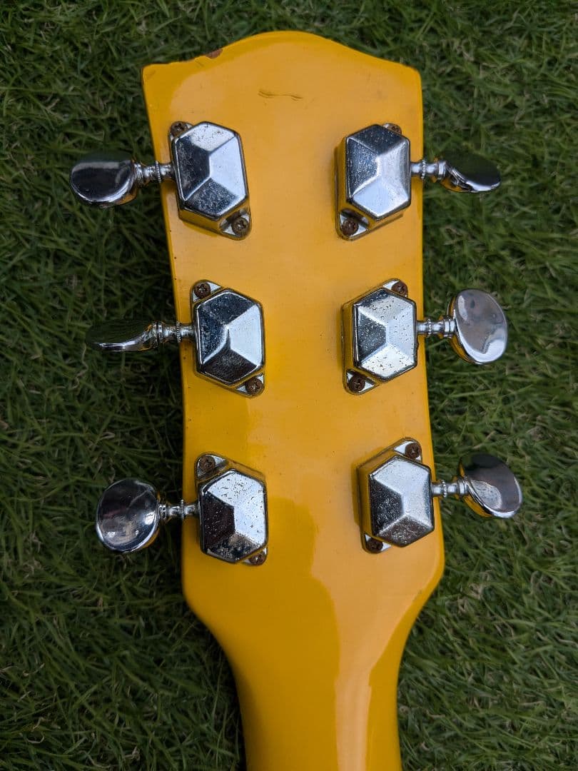 Maison TV YELLOW P90 レスポールjrダブルカッタウェイ