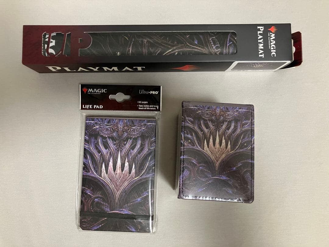 PWシンボル　プレイマット　デッキケース　メモパッド　セット　mtg