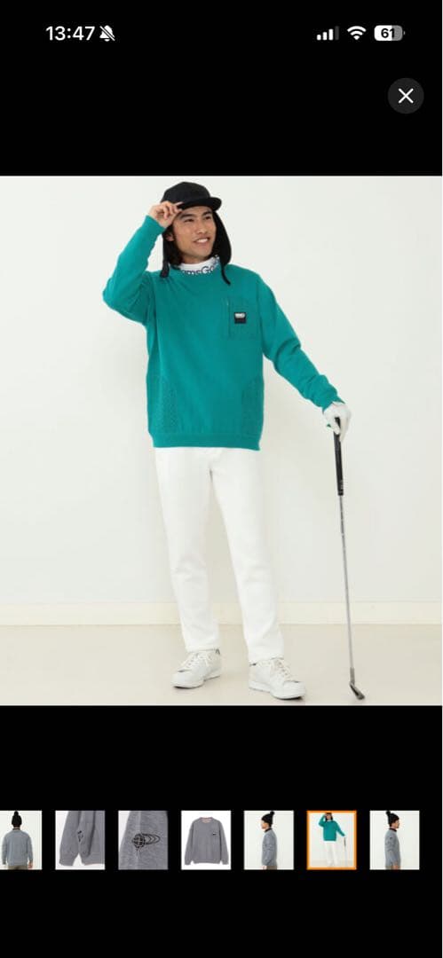 ビームスゴルフ　BEAMS GOLF ニット XL ネイビー
