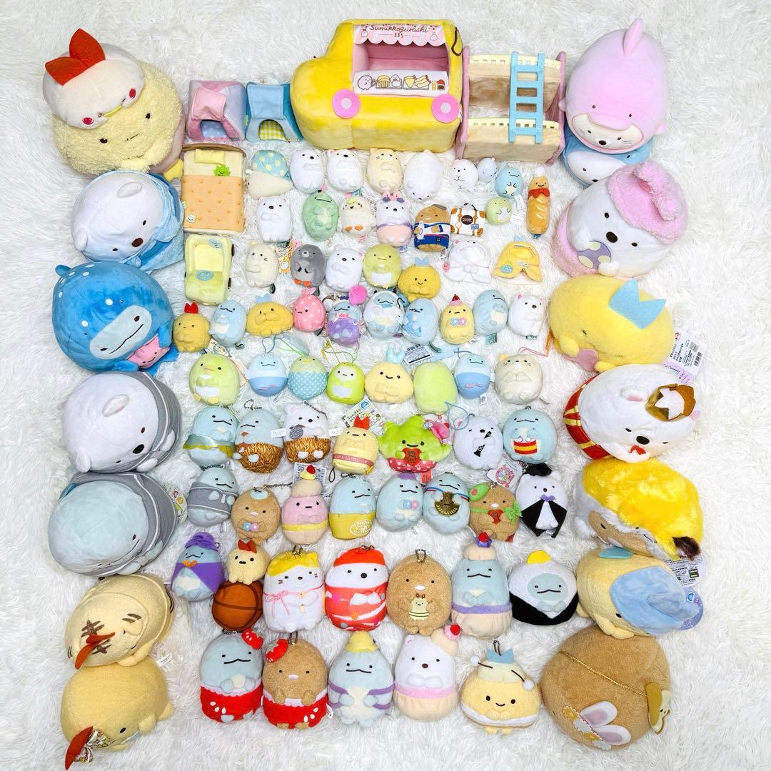 すみっこぐらし てのり ぬいぐるみ 希少 美品 複数タグ有 大量