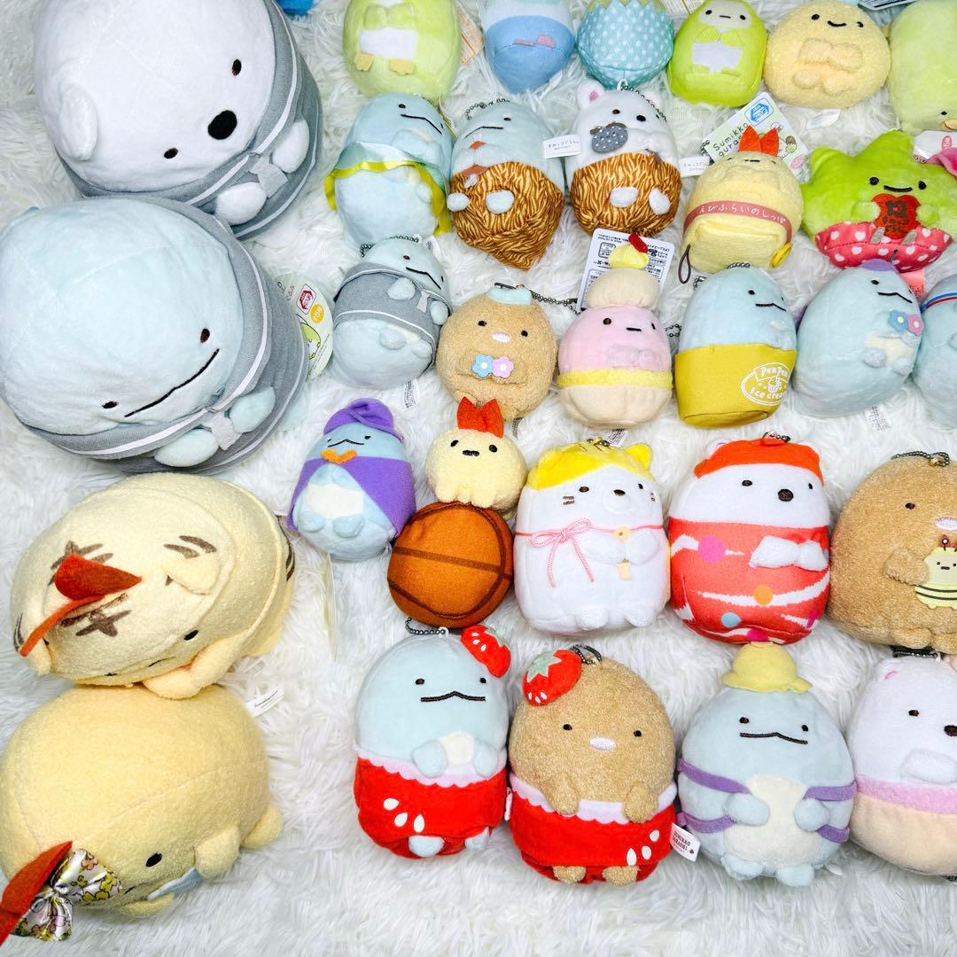 すみっこぐらし てのり ぬいぐるみ 希少 美品 複数タグ有 大量