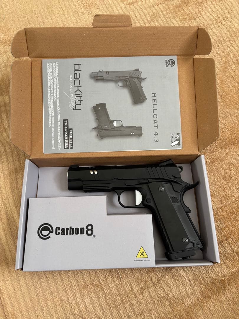 Carbon8 Hellcat4.3 ガスガン ブラック