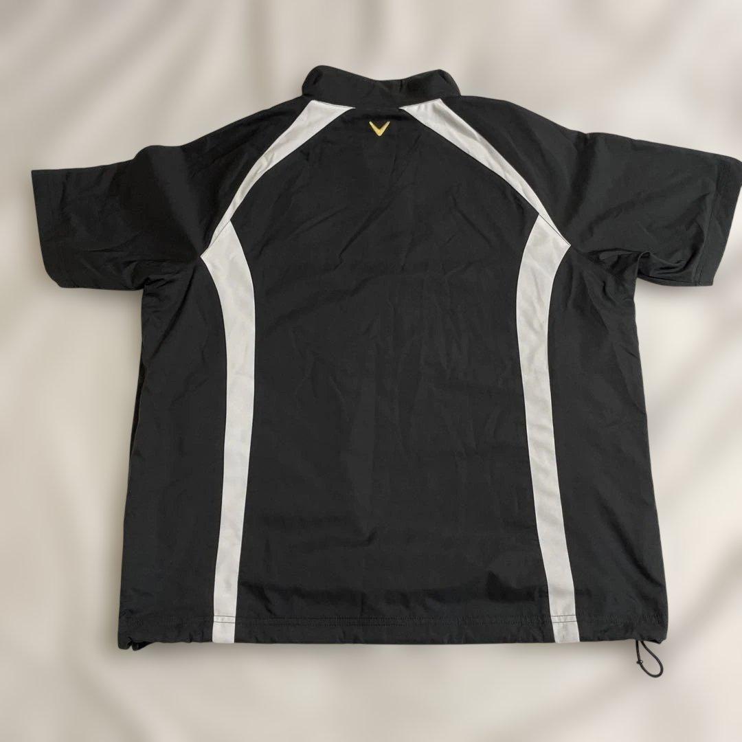 Callaway 半袖ウィンドジャケット M ブラック✖️ホワイト　未使用に近い