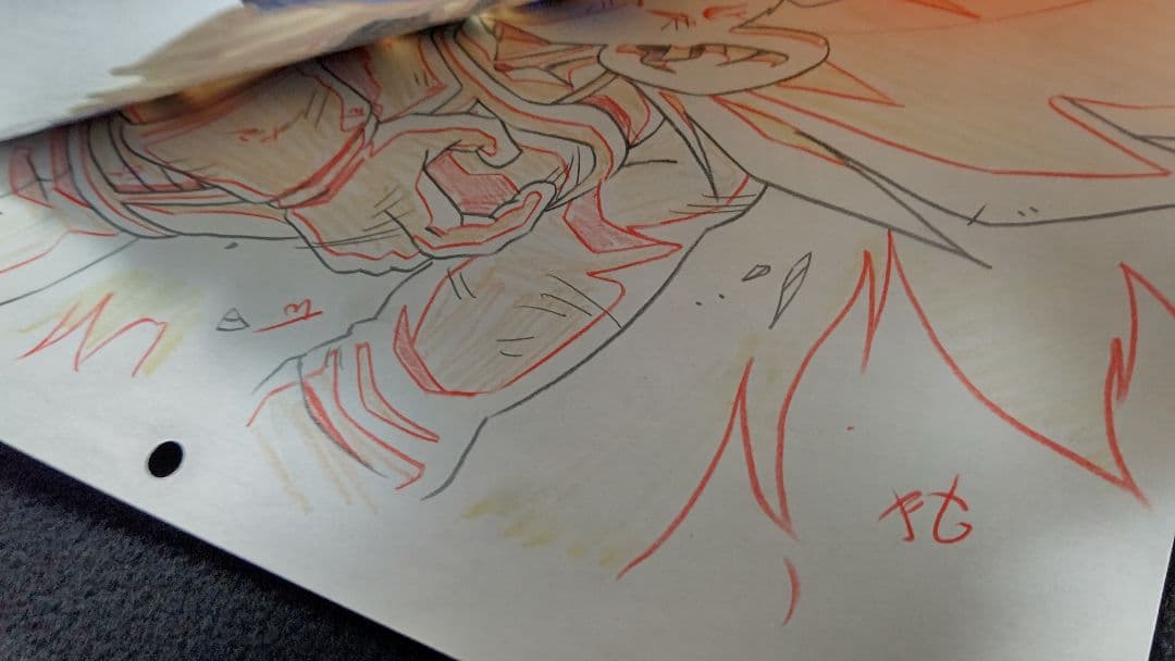 ドラゴンボール ドラゴンボールZ スーパーサイヤ人ベジータ セル画 動画