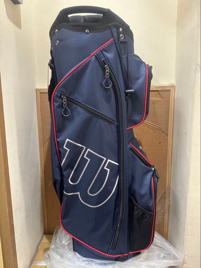 だっちょ君　Wilson ゴルフバッグ ネイビー　WGB5307
