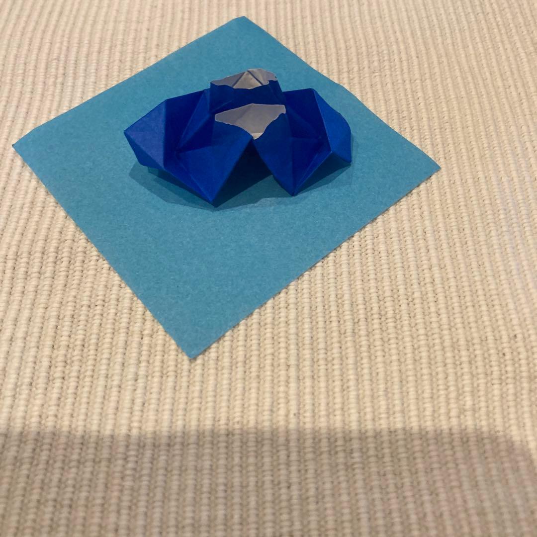 折り紙作品 船に乗る鶴