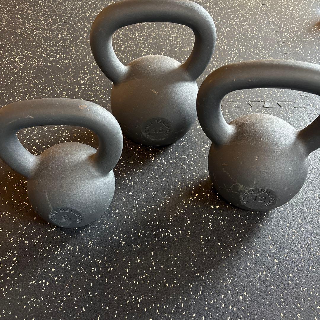 [引取り限定]ケトルベル 8kg 12kg 16kg 3個セット