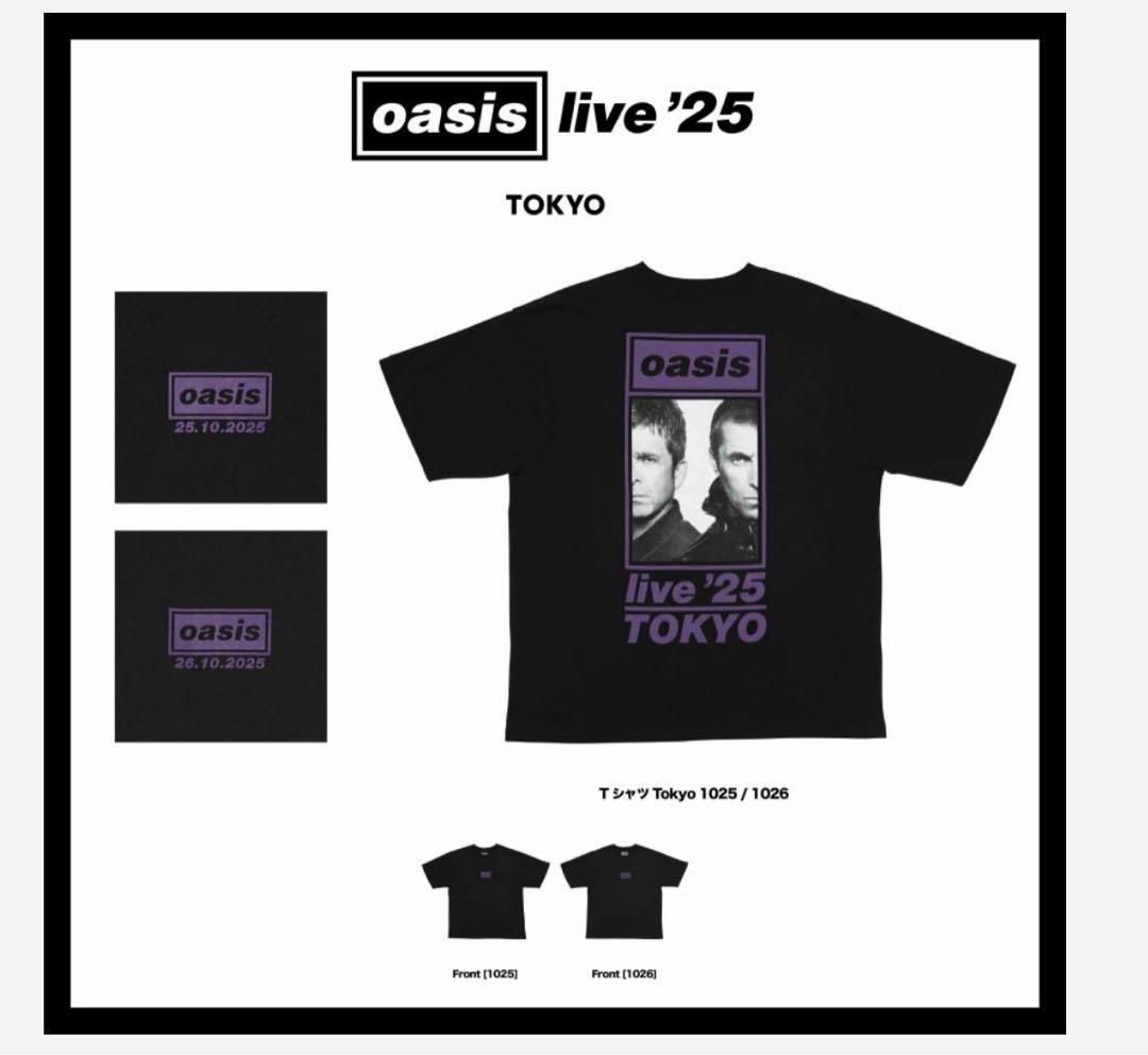 oasis オアシス oasis live ‘25 TOKYO 25東京公演限定