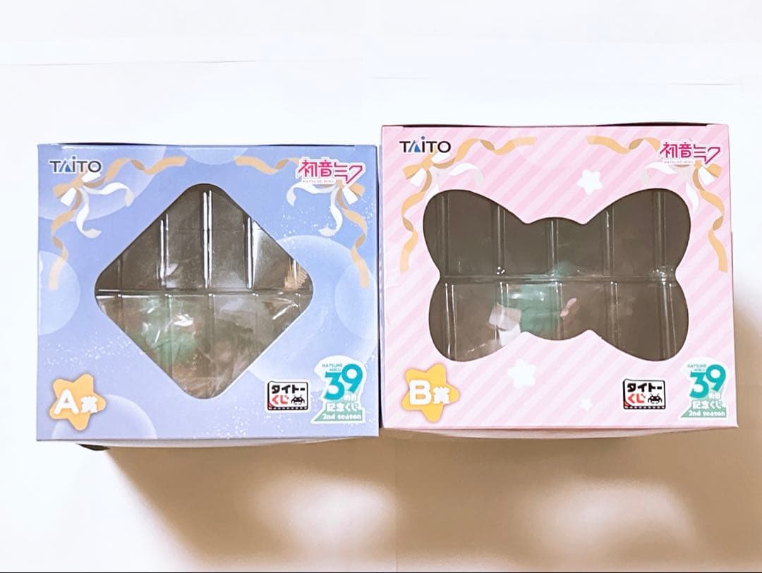 39の日記念くじ　A賞,B賞 スケールフィギュア　初音ミク　未開封品