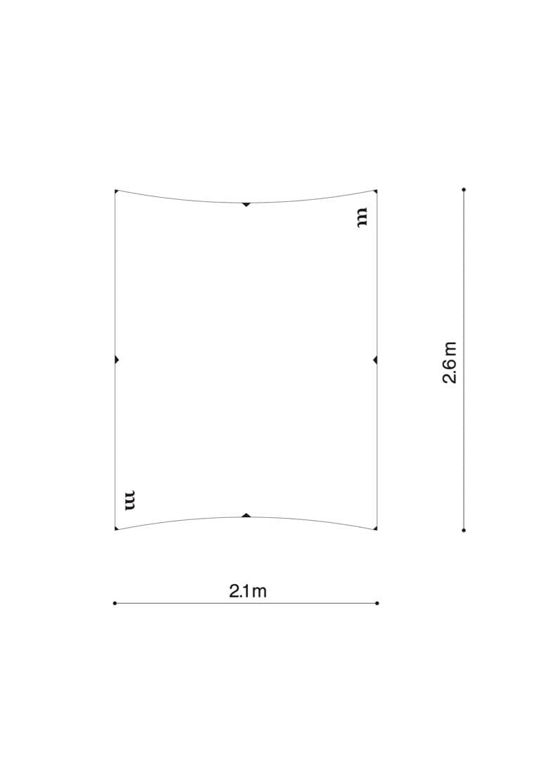 【最終価格・中古・ロープ無し】ラピードタープ ブラック