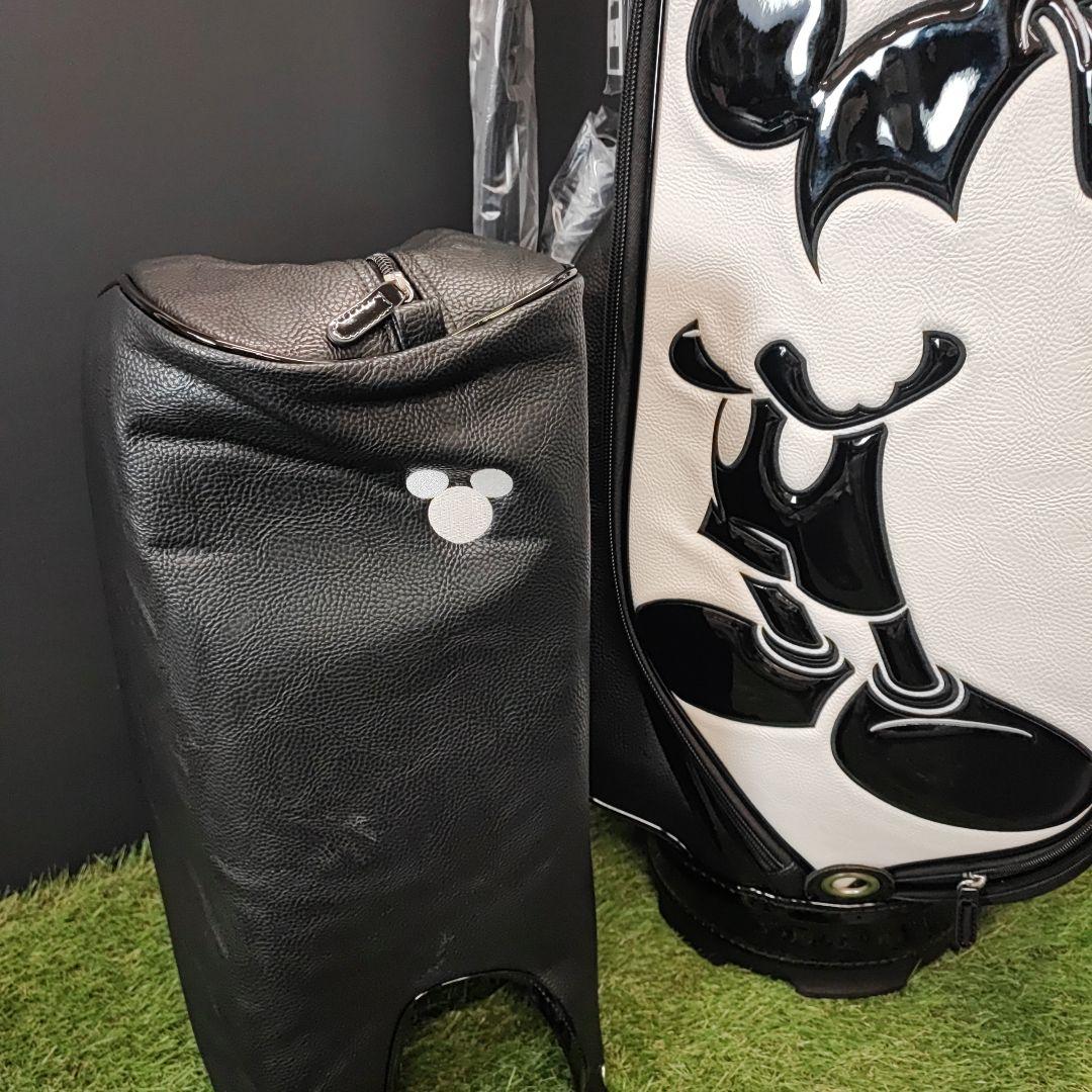 ディズニー MONOCHROME MICKEY キャディバッグ ミッキーマウス