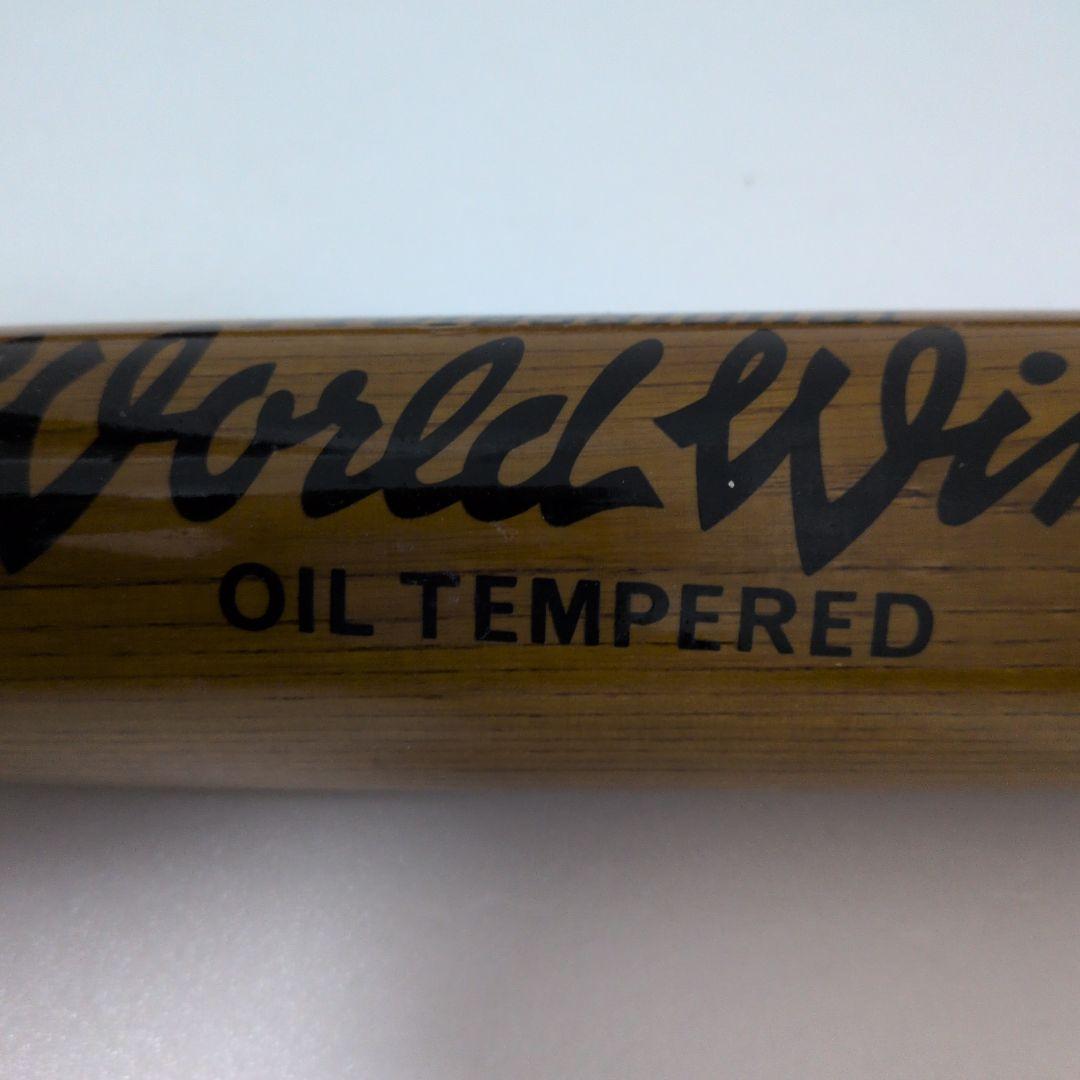 高橋慶彦氏直筆サイン入 ミズノ最高級オイルテンパードバット 未使用プロ仕様