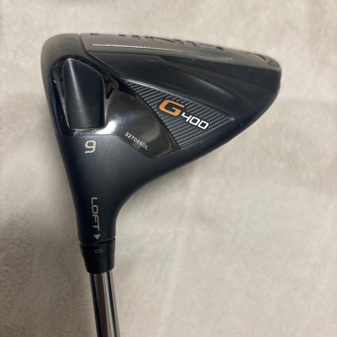 【PING】G400 左用ドライバー ９度 純正シャフト付 173-75 X